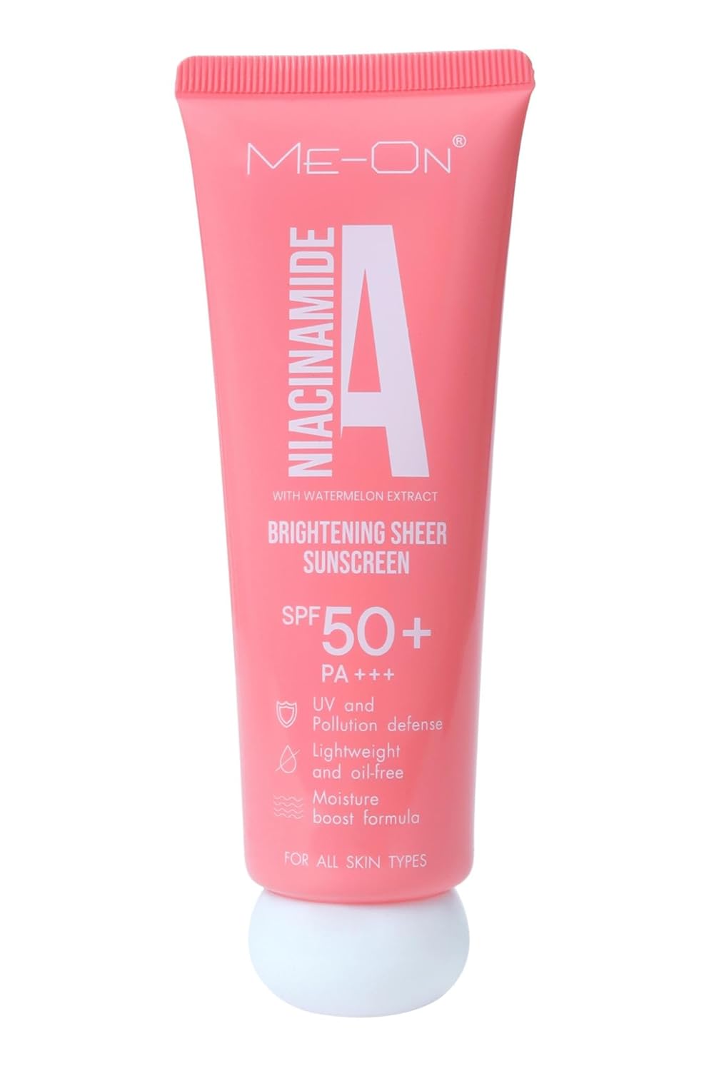 ME-ON Sunscreen SPF50 +++ (Niacinamide, 50, Sun Protection Factor (SPF))