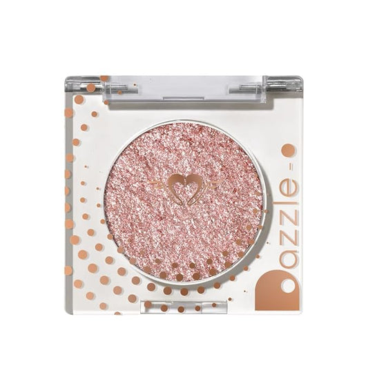 Daily Life Forever52 Dazzle Dot Pressed Glitter | Long-Lasting 12-Hour Wear | Ultra-Glam, High-Shine, Water-Resistant | Subtle to Bold Sparkle for Eyes & Face (Molten Peach-12, 1.68g)