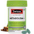 Swisse Metabolism+ With Chromium For Weight Management - Supports Digestion, Detox and Healthy Blood Sugar Levels - 60 Tablets