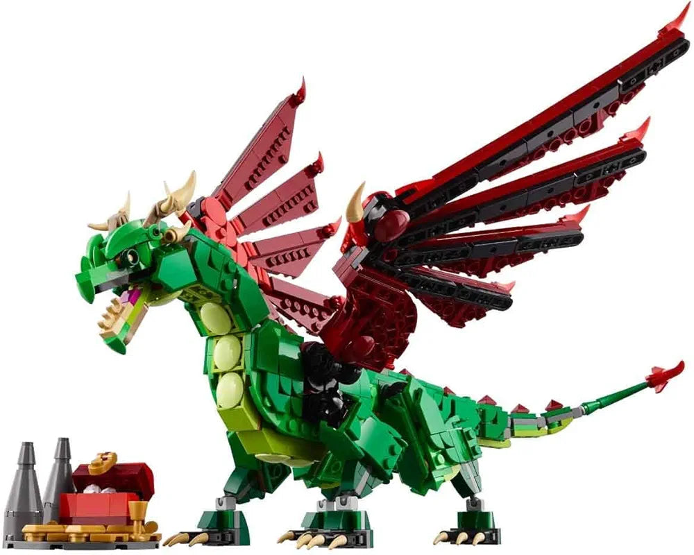 Lego Creator 3in1 Medieval Dragon Creature Toy Playset 31161 Building Blocks Toys for 9+ Gift for Boys and Girls