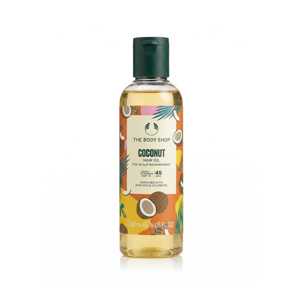 The Body Shop Coconut Hair Oil For Stronger, Smoother, Softer hair 200 Ml
