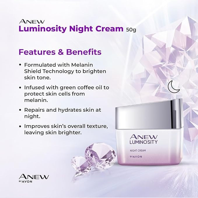Avon Anew Luminosity Night Cream - 50 gms