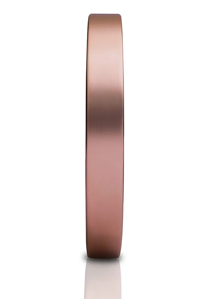 Harris & Co. Clockmasters Silent Sweep Noiseless Technology Wall Clock  Analog Rose Gold