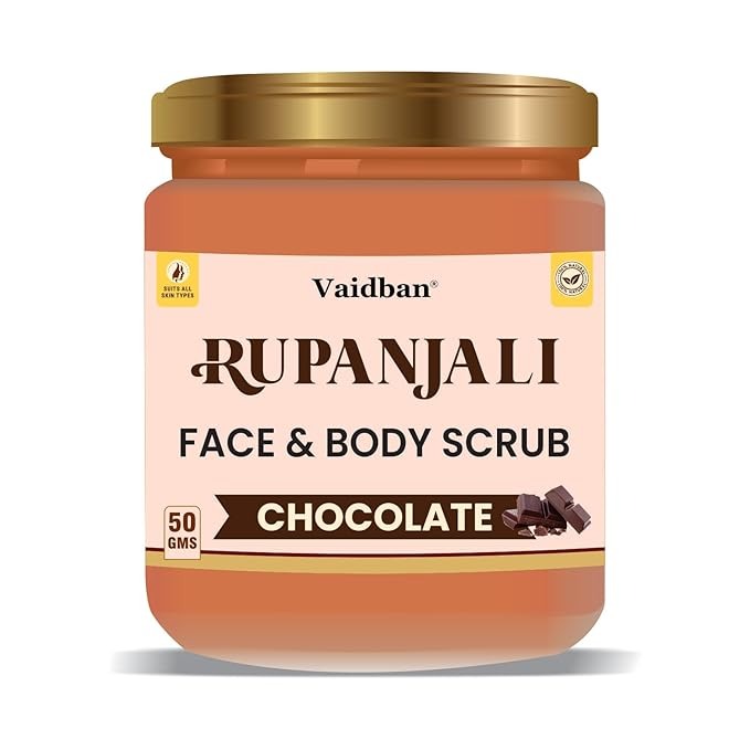Vaidban Rupanajli Face & Body Scrub Chocolate - 50 gms