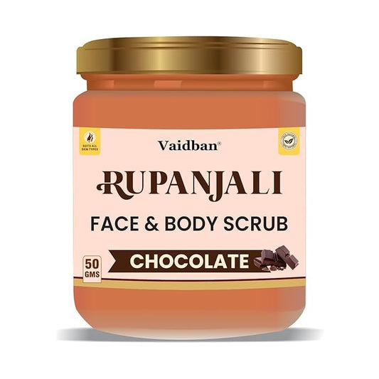 Vaidban Rupanajli Face & Body Scrub Chocolate - 50 gms