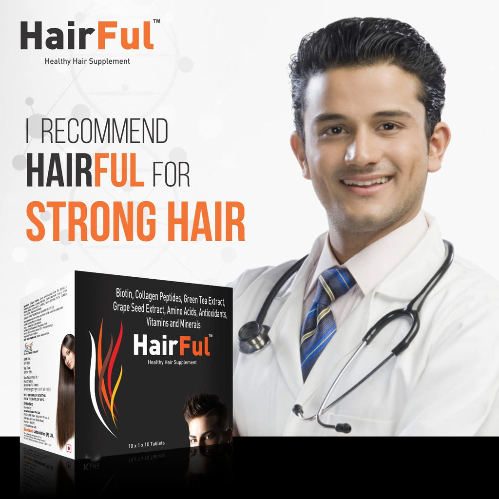 HairFul Healthy Hair Supplement 30 Tablets (Pack of 2 X 15)
