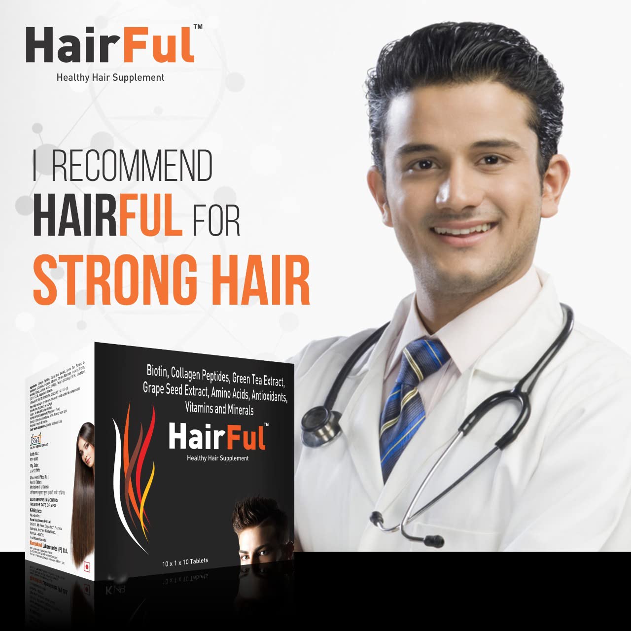 HairFul Healthy Hair Supplement 30 Tablets (Pack of 2 X 15)