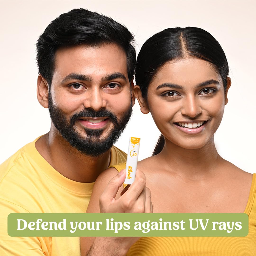 Vilvah Store Milk Lip Balm SPF30 - 4 gms