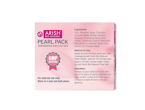 Arish Bio-naturals Pearl Face Pack - 50 Ml