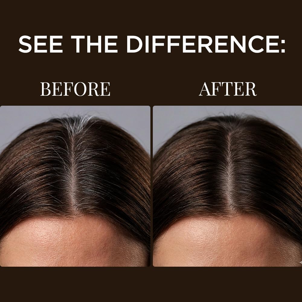 BELLAVITA Brown Spell Hair Powder | Instant Grey Coverage & Thinning Spot Concealer | Smudge-Proof, Sweat-Resistant & Long-Lasting Formula | Natural looking colour | 4g