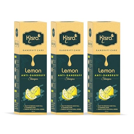 Kisra Lemon Anti-Dandruff Shampoo - 100 ml
