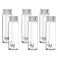 Cello H2o Glass Fridge Water Bottle With Plastic Cap | 920 ml | Set of 6