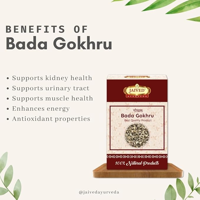 Jaived Ayurveda Bada Gokhru | Gokshura - 400 Grams