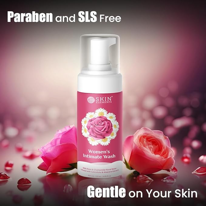 Skin Elements Intimate Wash for Women Rose Water - 120 ml