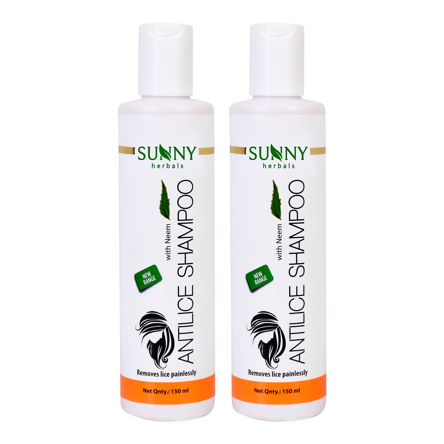Sunny Herbals Antilice Shampoo With Neem & Camphor - 150 ml (Pack of 2)
