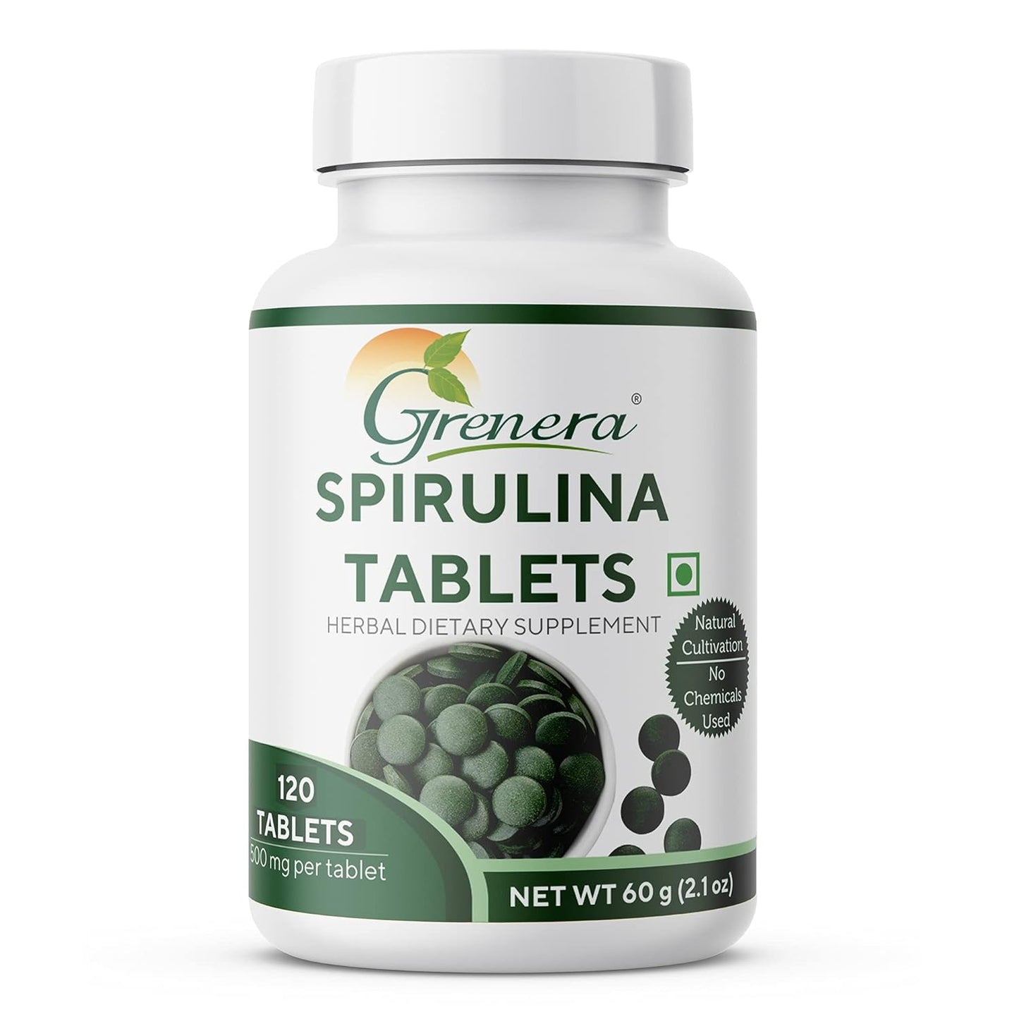 Grenera Spirulina Superfood Tablets
