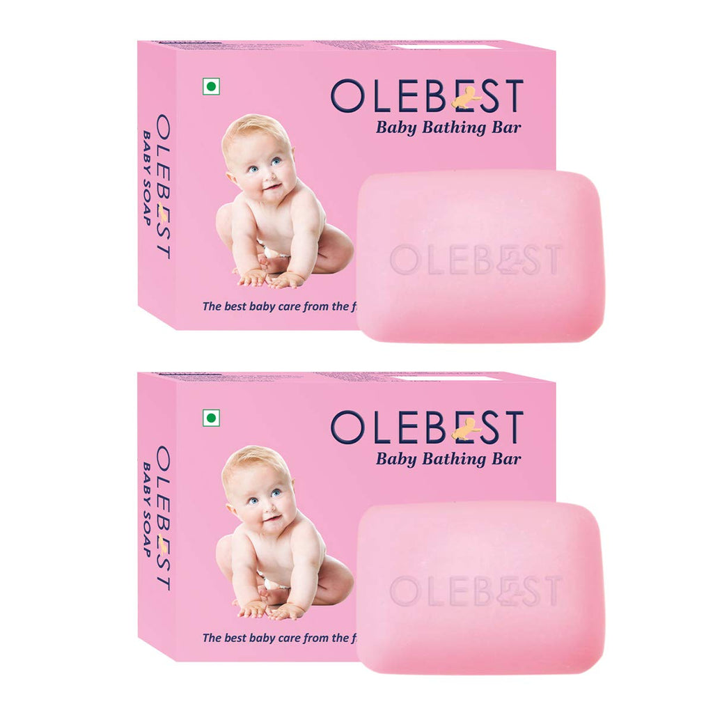 Ethiglo Olebest Baby Bathing Bar - 75 gms (Pack of 2)