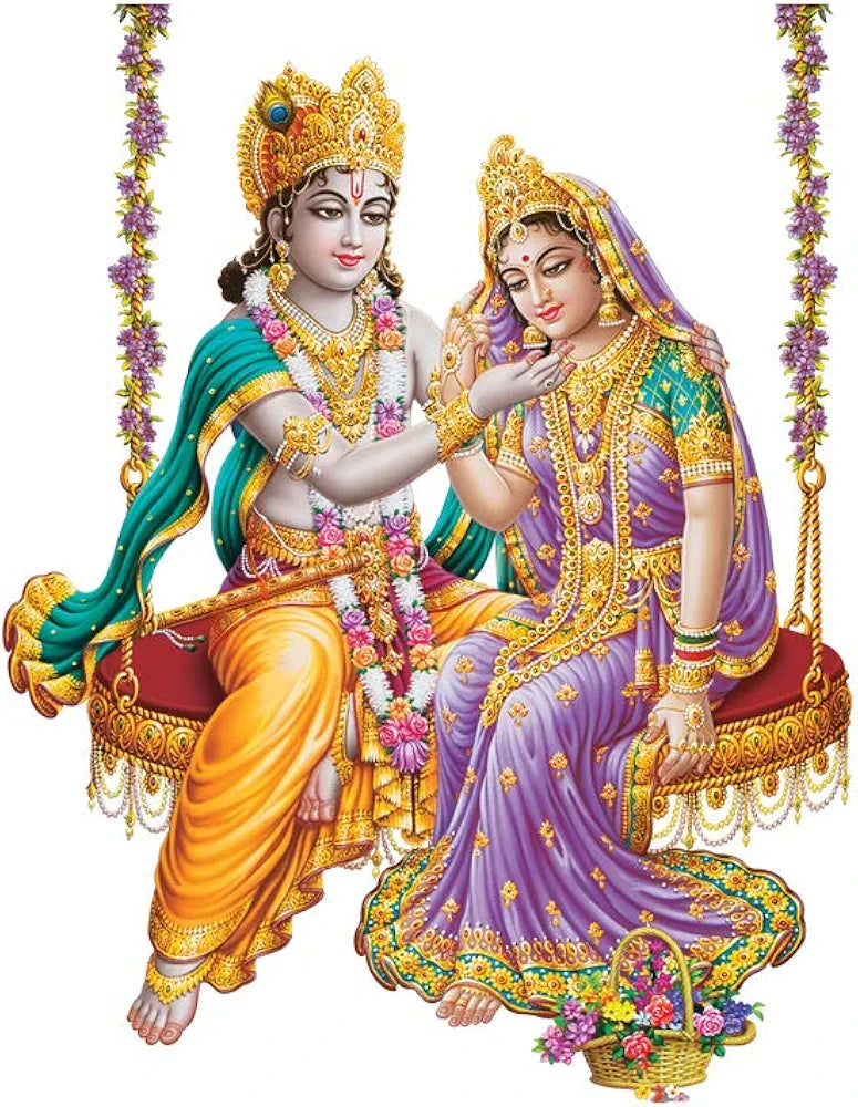 Rangoli White Glossy Vinyl Wall Sticker Premium Self-Adhesive Waterproof Parent-14 Design-12