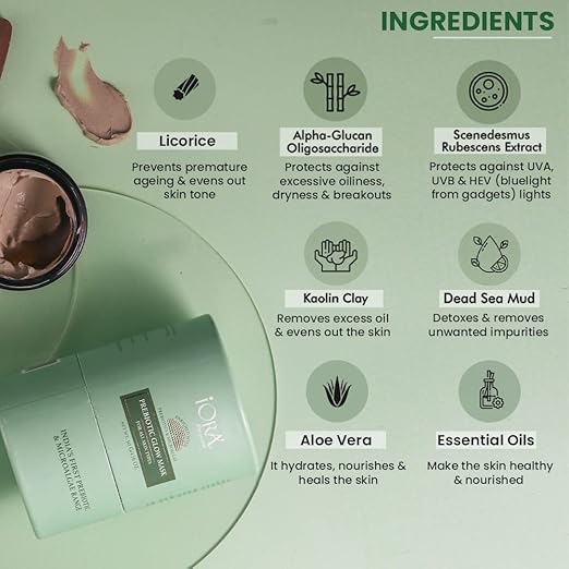 Iora Prebiotic Glow Mask Men & Women - 50 gms