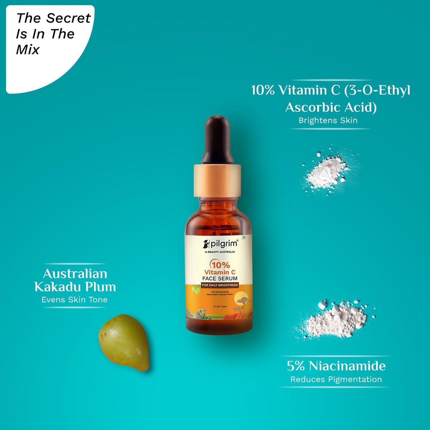 Pilgrim Vitamin C Face Serum  Face serum- 30ml