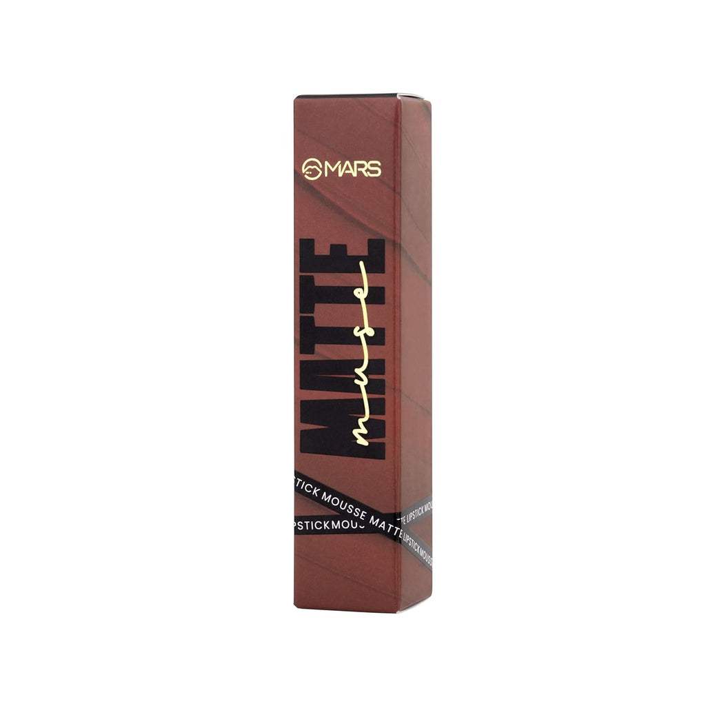 MARS Matte Muse Mousse Lipstick (3ml) (12-LOVE LADY) with Doe-Foot Applicator | Highly Pigmented | Smooth Texture | Hydrating Formula | Blurry Lips Effect