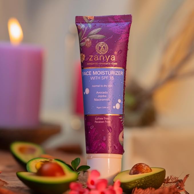 Zanya Hydrating Face Moisturizer With SPF 15 - 75 Gms