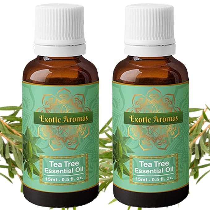 Exotic Aromas Tea Tree Oil - 15 ml (Pack of 2)