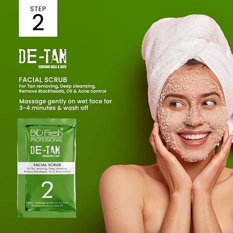 Biofresh Herbals D-Tan Facial Kit Pack - 46 gms Each (Pack of 2)