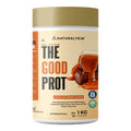 NATURALTEIN The Good Prot 1 kg (Chocolate Caramel) | 22g Protein Per Serving | No Artificial Flavors | Clean & Natural Protein Blend | Plant & Whey Protein Mix