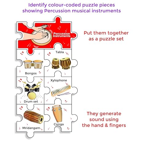 Toykraftt Kids Puzzle Orchestra Fun & Learning Toys for Kids Educational Games