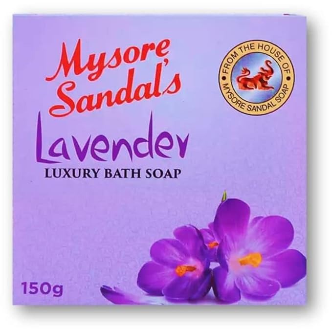 Mysore Sandal's Lavender Luxury Bath Soap - 150 gms