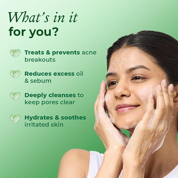 The Pink Foundry Acne Face Wash With 1.5% Salicylic Acid, Zinc Pca, Cica & Lemongrass - 100 Ml