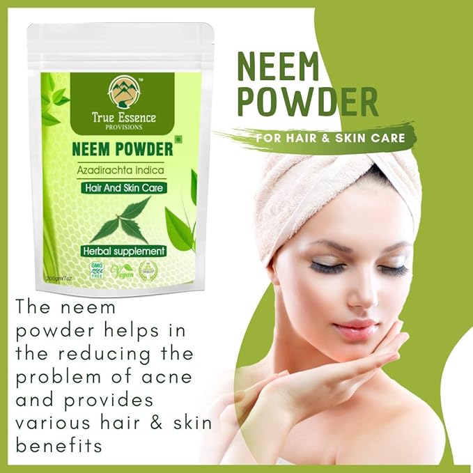 True Essence Research Foundation Natural Neem Powder - 120 gms Each (Pack of 2)