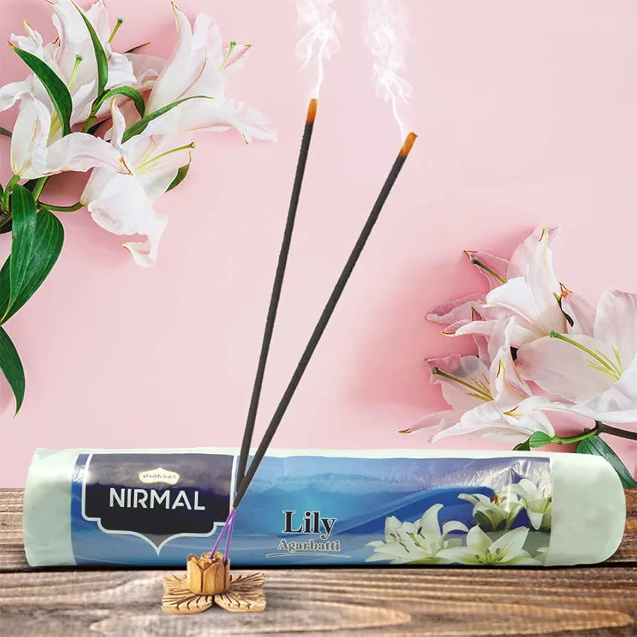 Shubhkart Nirmal Lily Agarbatti Muttha Pack 250g Long Lasting Incense Sticks