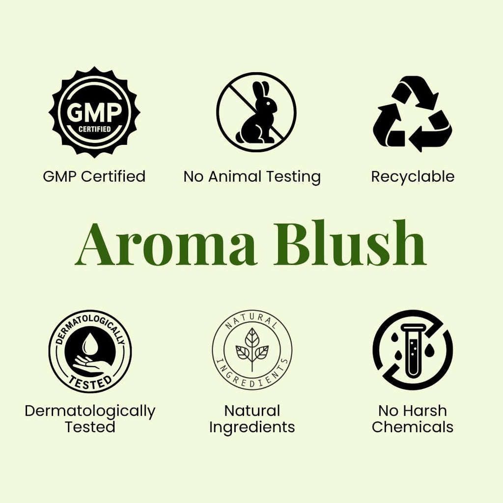 Aromablush - Herbal Infusion Shower Gel | Neem, Tulsi, Tea Tree & Basil Oil | Purifies & Detoxifies | Antibacterial, Sulfate-Free, Paraben-Free | Herbal Detox for Oily & Sensitive Skin | 300ml