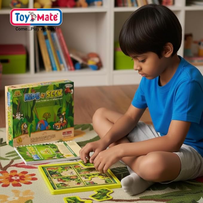 Toymate Hide N Seek Jungle Puzzle Game for Kids 5+ Years