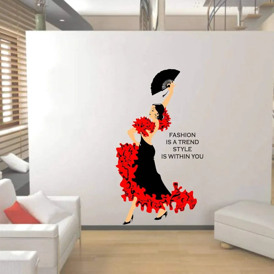 Decal O Decal Fashion Quotes Vinyl Wall Stickers Pack of 1-Self-Adhesive