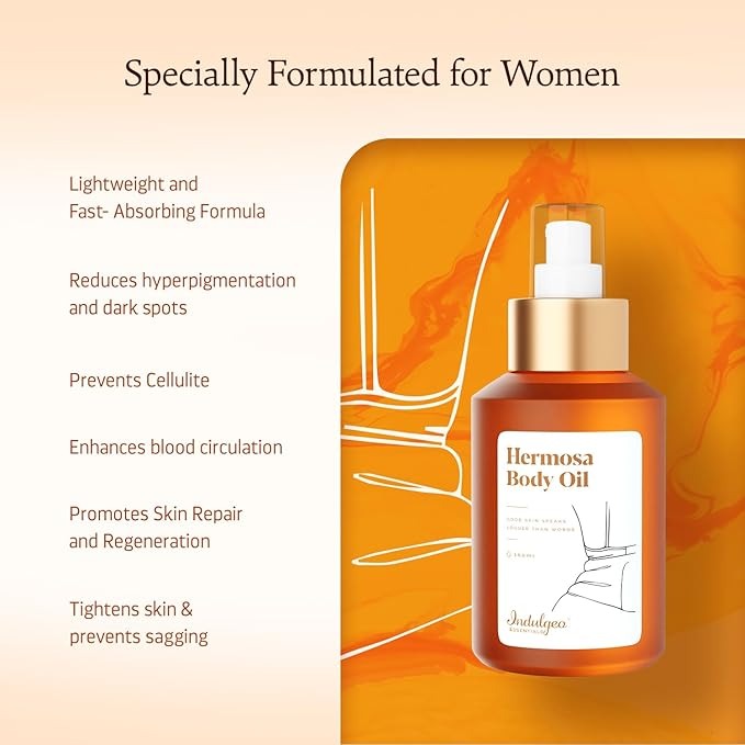 Indulgeo Essentials Hermosa Body Oil for Women - 100 ml