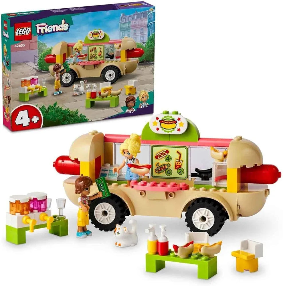Lego Friends Hot Dog Food Truck Toy Set with Mini-Dolls 42633
