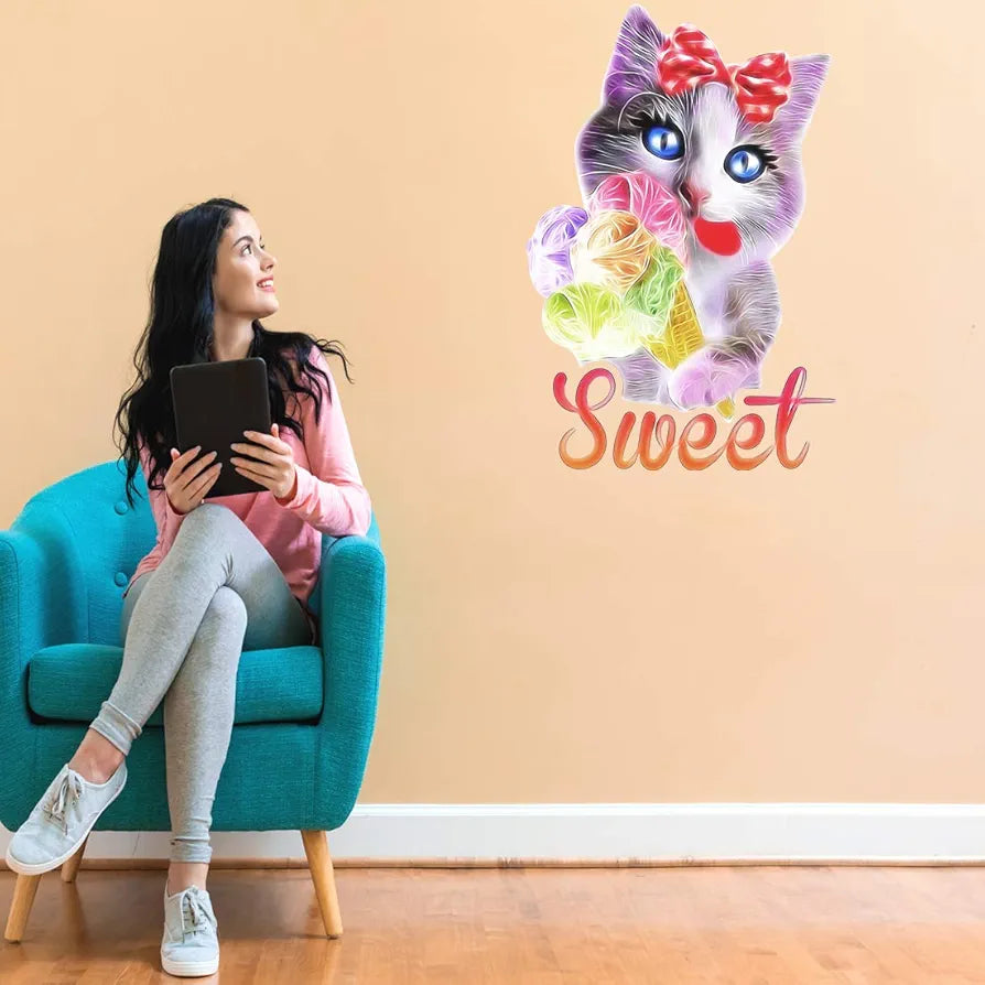 Rangoli White Glossy Vinyl Wall Sticker Premium Self-Adhesive Waterproof Parent-4 Design-17