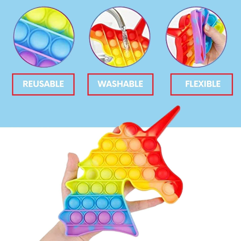 Kids Mandi Pop It Bubble Fidget Toy Stress Relief