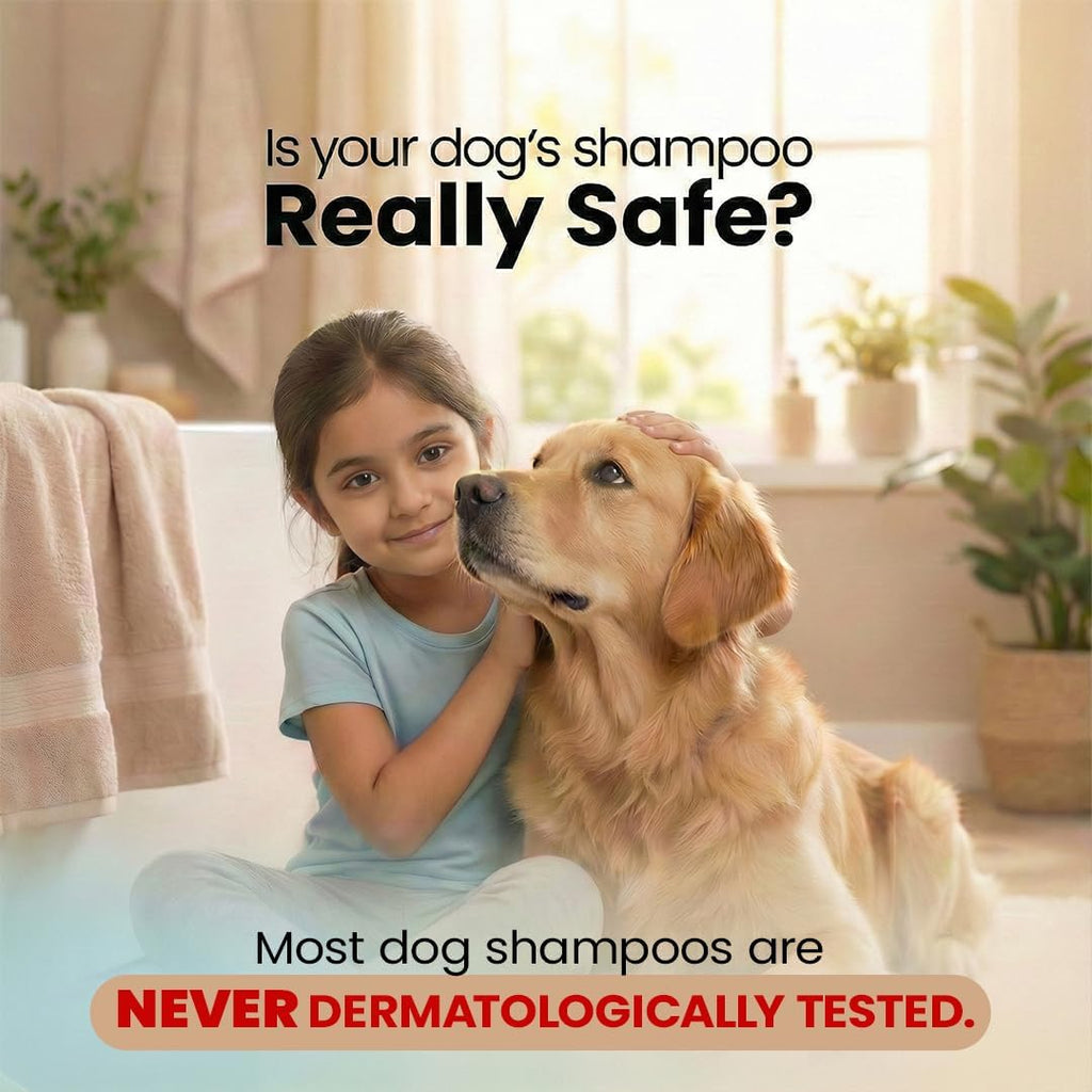 Petterati Silky Coat Dog Shampoo | Aloe Vera, Neem & Hibiscus | Deep Cleansing for Soft, Shiny Coat | 200ml + 100ml Free