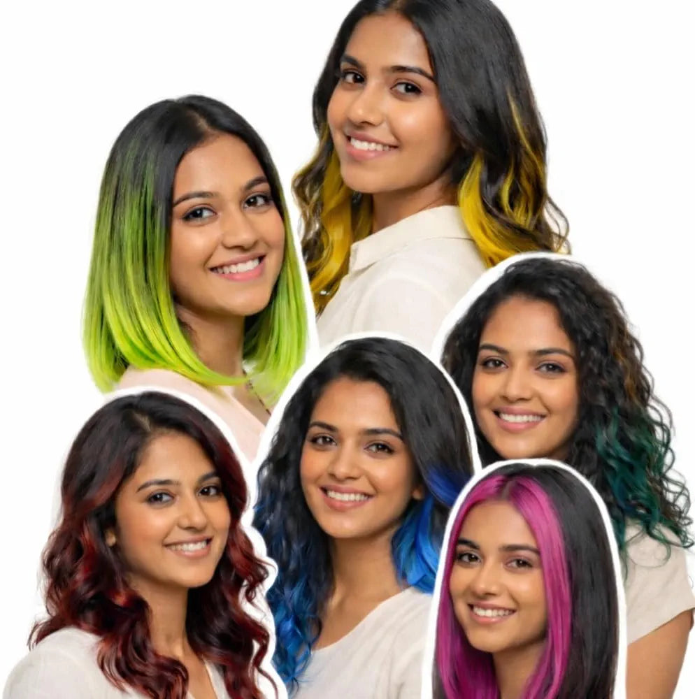Streax Mini Highlight Kit, Forest Green, Hair Colour for Women - 55 Gms