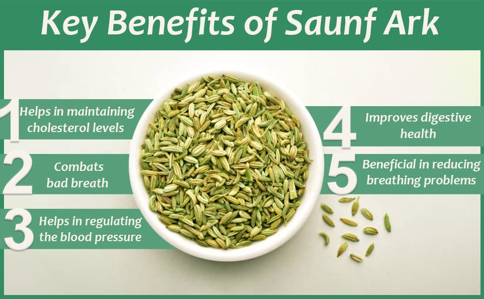 Ayurvedix Saunf Ark Fennel Seeds  - 200 ml
