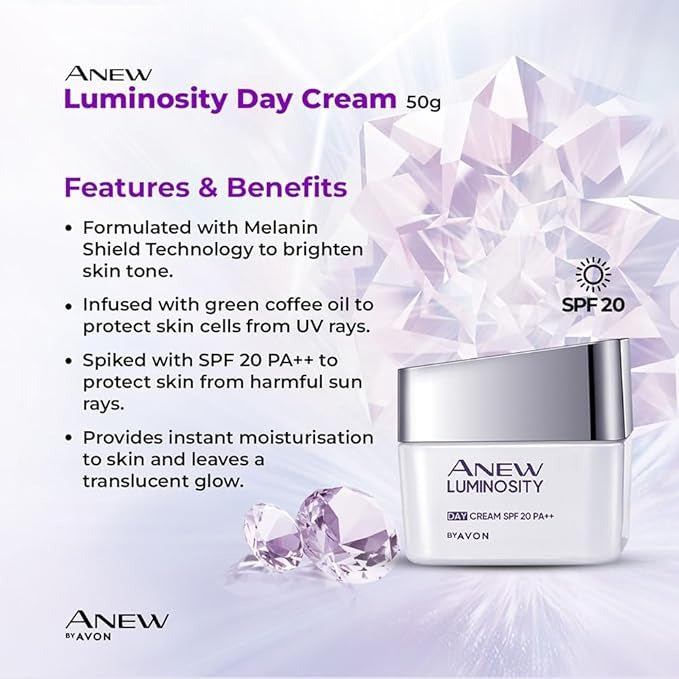 Avon Anew Luminosity Day Cream SPF 20 - 50 gms