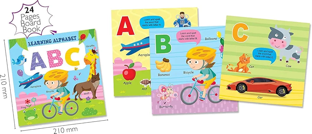 Hello Friend ABC Learning Alphabet Puzzle Board Book
