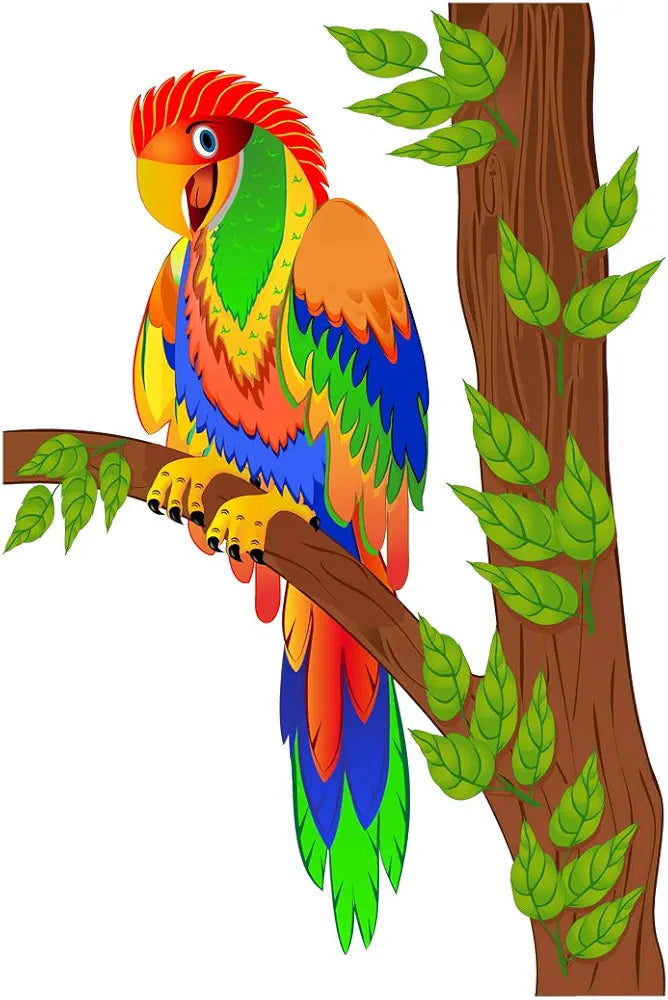 Rangoli Vinyl Wall Sticker Self-Adhesive Wall Decor Parent 2 Design-22