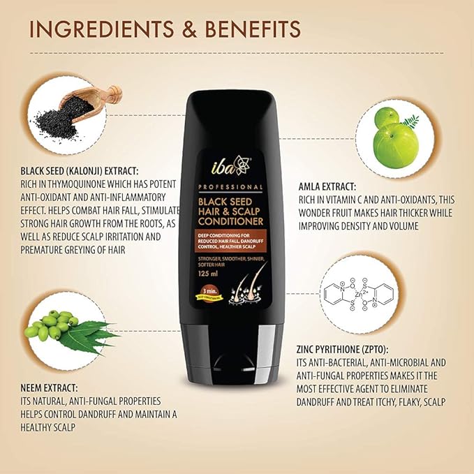 Iba Professional Black Seed Hair Scalp Conditioner - 125 Ml