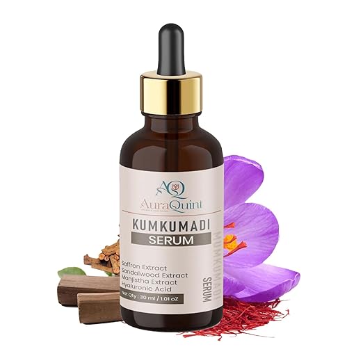 AuraQuint Kumkumadi Ayurvedic Face Serum For Men Women - 30 ml