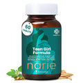 ZEROHARM Narie Teen Girl Formula | Shatavari, Ashwagandha & Chaste Berry Extract | Supports Puberty, Regular Cycles, Hormone Balance, Mood Swings, and Period Cramps for Women & Girls | 60 Tablets